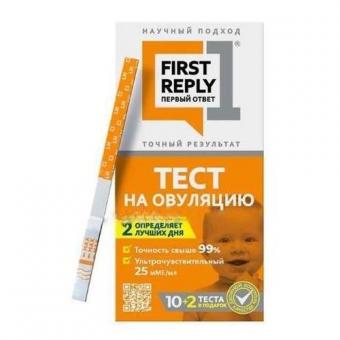 ТЕСТ НА ОВУЛЯЦИЮ FIRST REPLY №10 +2