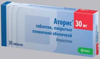 АТОРИС табл. п/о плен. 30 мг №30