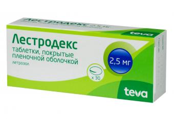 ЛЕСТРОДЕКС табл. п/о плен. 2,5 мг №30