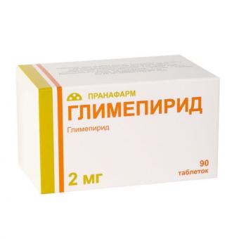 ГЛИМЕПИРИД табл. 2 мг №90