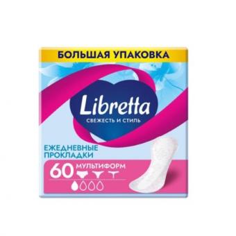 ЛИБРЕТТА ПРОКЛАДКИ ЕЖЕДНЕВНЫЕ МУЛЬТИФОРМ свежесть и стиль №60