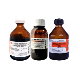 СОЛОДКА КОРНИ сироп фл. 100 гр