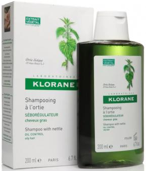 КЛОРАН (KLORANE) КРАПИВА ШАМПУНЬ 400 мл для жирных волос