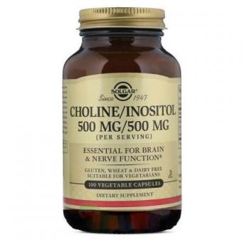 СОЛГАР ХОЛИН/ИНОЗИТОЛ капс. №100