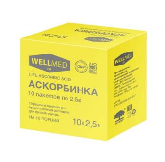 АСКОРБИНОВАЯ КИСЛОТА LIFE ASCORBIC ACID пор. внутр. пак. №10