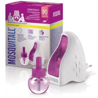 МОСКИТОЛ ПРОФЕССИОНАЛЬНАЯ ЗАЩИТА НАБОР 30 ночей (жидкость + электроприбор)