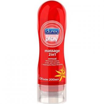 ГЕЛЬ-СМАЗКА ДЛЯ МАССАЖА ДЮРЕКС PLAY иланг-иланг 200 мл