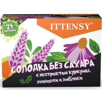 ИТТЕНСИ СОЛОДКА пастилки без сахара №24