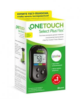 УАН ТАЧ ГЛЮКОМЕТР SELECT PLUS FLEX (ручка + ланцеты)