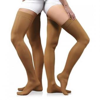 ЧУЛКИ КОМПРЕССИОННЫЕ бежевые 2 класс компр. р.4