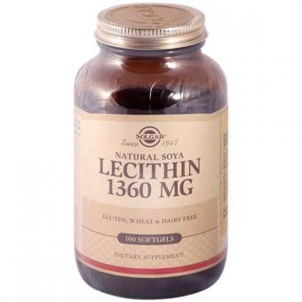 СОЛГАР НАТУРАЛЬНЫЙ СОЕВЫЙ ЛЕЦИТИН капс. №100
