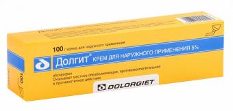 ДОЛГИТ крем 5% 100 гр