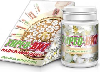 ТИРЕО-ВИТ (ЛАПЧАТКА БЕЛАЯ ПЛЮС) табл. №100