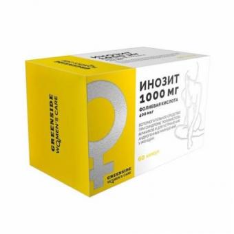 ИНОЗИТ+ФОЛИЕВАЯ КИСЛОТА капс. №60