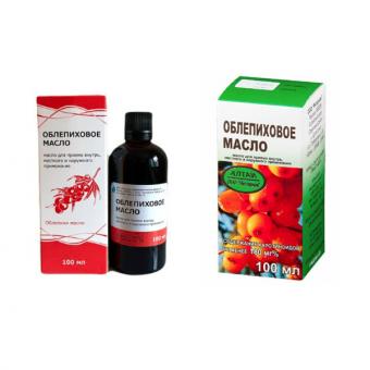 ОБЛЕПИХОВОЕ МАСЛО масло д/внутр. и наружн. примен. 100 мл