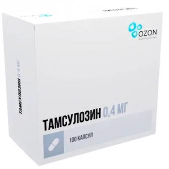 ТАМСУЛОЗИН ОЗОН капс. пролонг. 0,4 мг №100