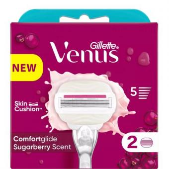 ЖИЛЛЕТТ (GILLETTE) VENUS COMFORTGLIDE SUGARBERRY КАССЕТА №2