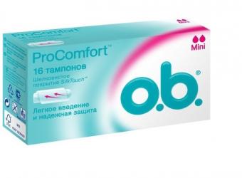 O.B. ТАМПОНЫ PROCOMFORT МИНИ №16