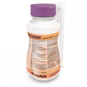 НУТРИКОМП ДРИНК ПЛЮС ФАЙБЕР СМЕСЬ ДЛЯ ЭНТЕР. ПИТАНИЯ абрикос-персик 200 мл