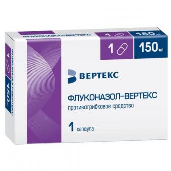 ФЛУКОНАЗОЛ ВЕРТЕ капс. 150 мг №1