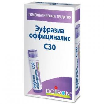 ЭУФРАЗИА ОФФИЦИНАЛИС С30 гранулы гомеопатич. 4 гр