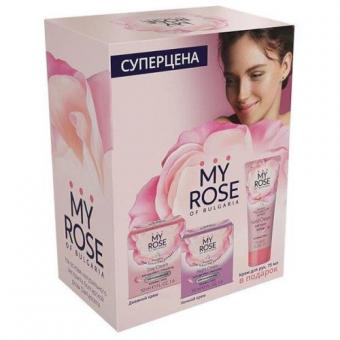 LAVENA MY ROSE НАБОР (крем д/лица дневной + ночной + крем д/рук)