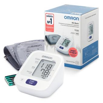 ОМРОН (OMRON) ПРИБОР (ТОНОМЕТР) ИЗМ. АРТ. ДАВЛЕНИЯ АВТОМАТ M2 BASIC (HEM-7121-RU)