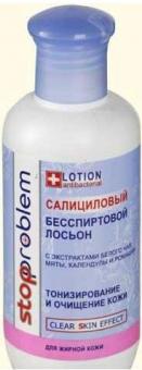 МИШЕЛЬ STOPPROBLEM ЛОСЬОН ДЛЯ ЛИЦА 100 мл без спирта д/жирн. кожи