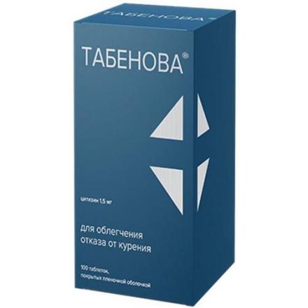 ТАБЕНОВА табл. п/о плен. 1,5 мг №100