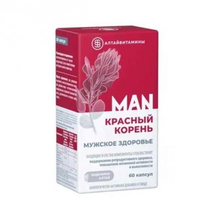 КРАСНЫЙ КОРЕНЬ MAN МУЖСКОЕ ЗДОРОВЬЕ капс. №60