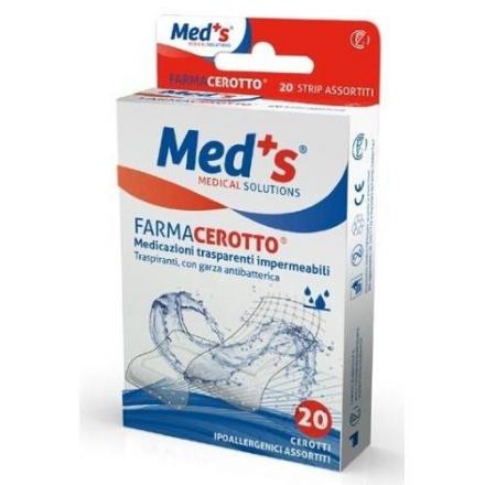 ЛЕЙКОПЛАСТЫРЬ ФИКСИРУЮЩИЙ FARMACEROTTO TRASPARENTE IMPERMEABILE 1,9см х 7,2см №20