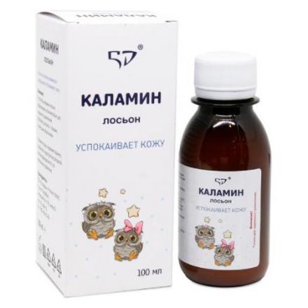 5 ДНЕЙ КАЛАМИН ЛОСЬОН ДЛЯ ЛИЦА И ТЕЛА 100 мл