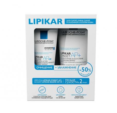 ЛЯ РОШ ПОЗЕ (LA ROCHE-POSAY) ЛИПИКАР СИНДЕТ AP+ НАБОР (крем-гель очищ. + бальзам)