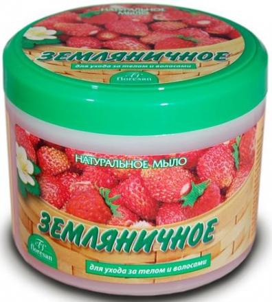 ФЛОРЕСАН НАТУРАЛЬНОЕ МЫЛО МЯГКОЕ 450 гр земляничное (ф-78)