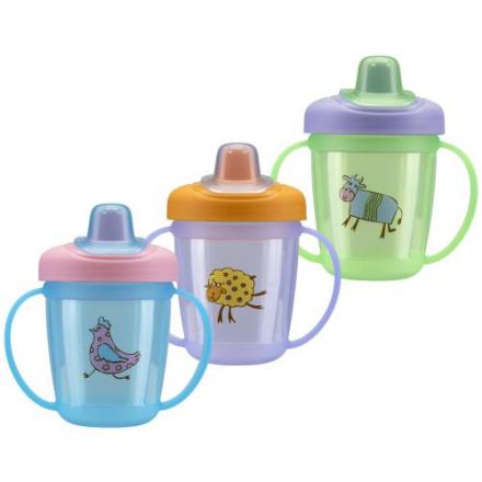 КУРНОСИКИ ПОИЛЬНИК-НЕПРОЛИВАЙКА 250 мл 17021 с ручками