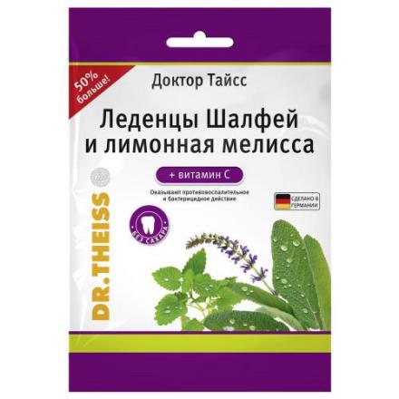 ДОКТОР ТАЙСС ШАЛФЕЙ МЕЛИССА ВИТ.С леденцы 75 гр