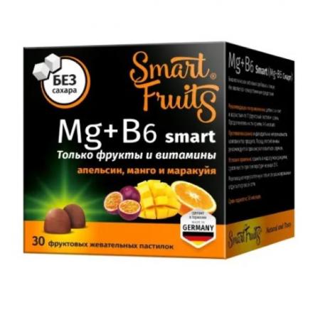 SMART FRUITS MG+B6 СМАРТ пастилки №30