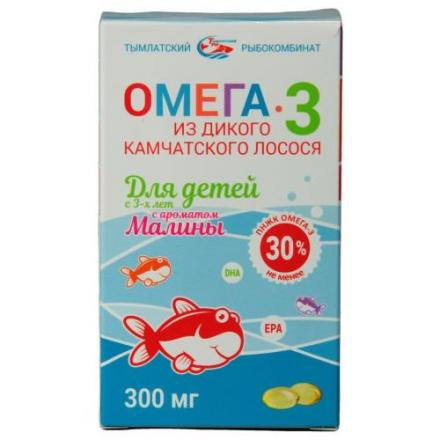 SALMONIСA ОМЕГА-3 ДЛЯ ДЕТЕЙ капс. 300 мг №84