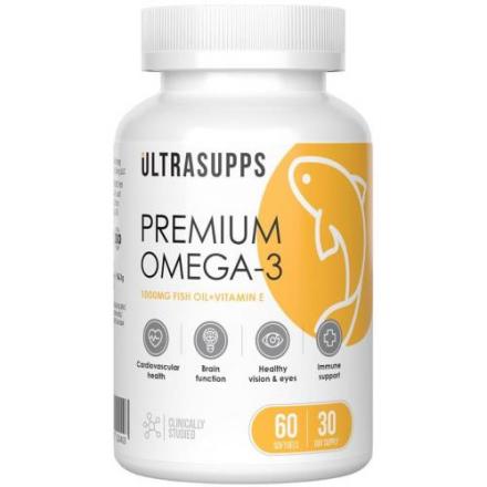 ULTRASUPPS ПРЕМИУМ ОМЕГА-3 капс. №60