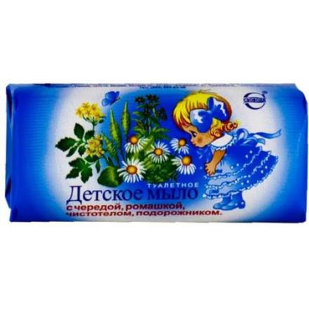 МЫЛО ДЕТСКОЕ 100 гр подорожник/ромашка/чистотел/череда