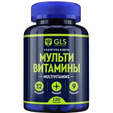 GLS (ГЛС) МУЛЬТИВИТАМИНЫ 12+9 капс. №120