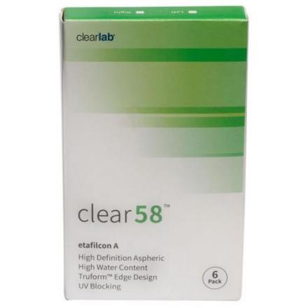 КОНТАКТНАЯ ЛИНЗА CLEAR 58 - 6,50 №6