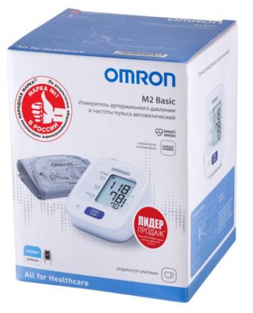 ОМРОН (OMRON) ПРИБОР (ТОНОМЕТР) ИЗМ. АРТ. ДАВЛЕНИЯ АВТОМАТ M2 BASIC (HEM-7121-RU)