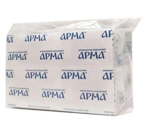 ЛЕЙКОПЛАСТЫРЬ БАКТЕРИЦИДНЫЙ АРМА нетканая основа 2,5см х 7,2см №100