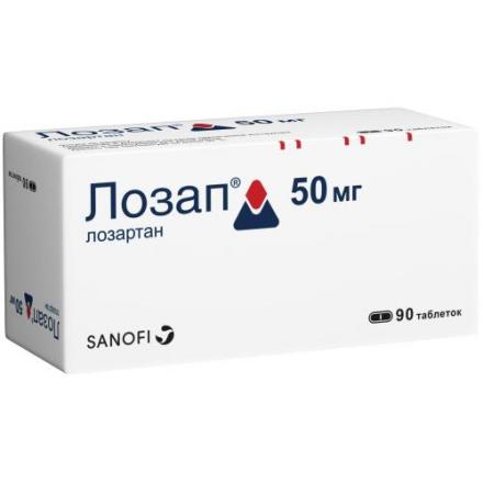 ЛОЗАП табл. п/о плен. 50 мг №90