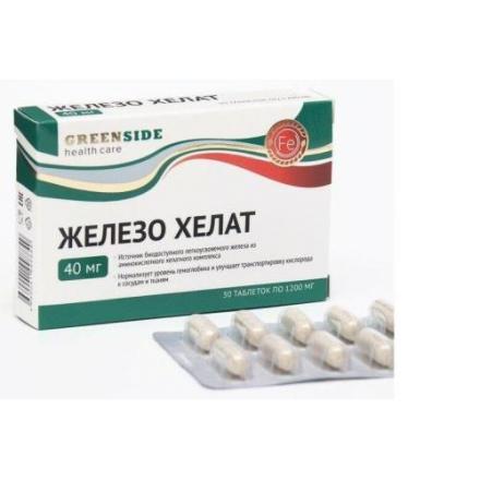 ЖЕЛЕЗО ХЕЛАТ табл. №30