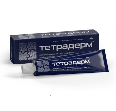 ТЕТРАДЕРМ крем туба 30 гр