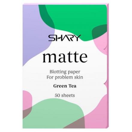 SHARY (ШЕРИ) САЛФЕТКИ МАТИРУЮЩИЕ зеленый чай №50