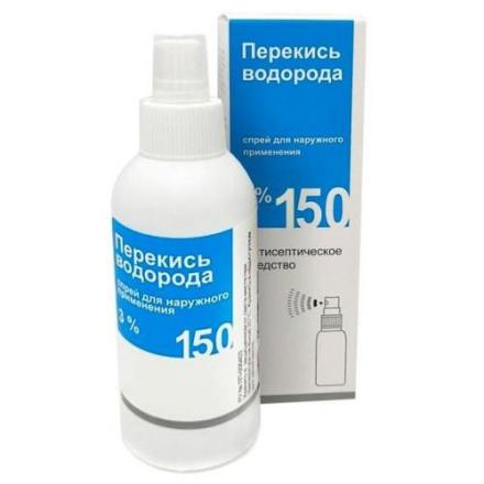 ПЕРЕКИСЬ ВОДОРОДА спрей наруж. 3% фл. 150 мл