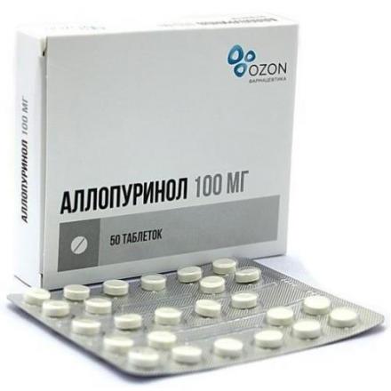 АЛЛОПУРИНОЛ ОЗОН табл. 100 мг №50